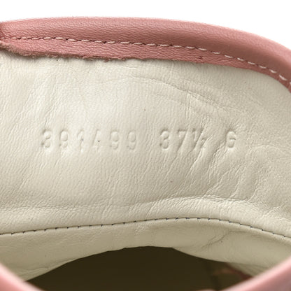 Gucci Microguccissima Womens High Top Sneakers 37.5 Soft Pink 8 of 10