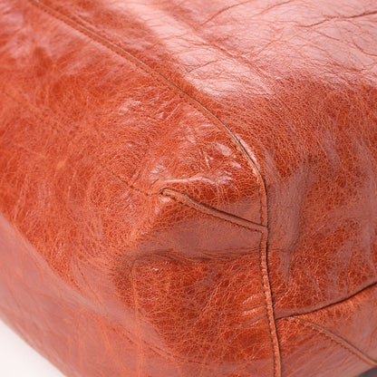 Balenciaga Agneau Classic Hardware Day Hobo Rouille 12 of 14