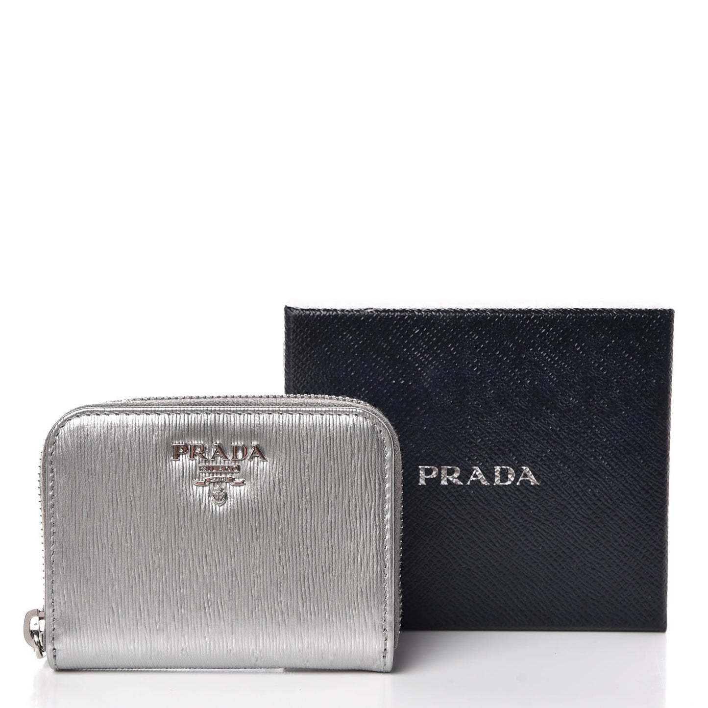 Vitello Move Metal Coin Purse Cromo