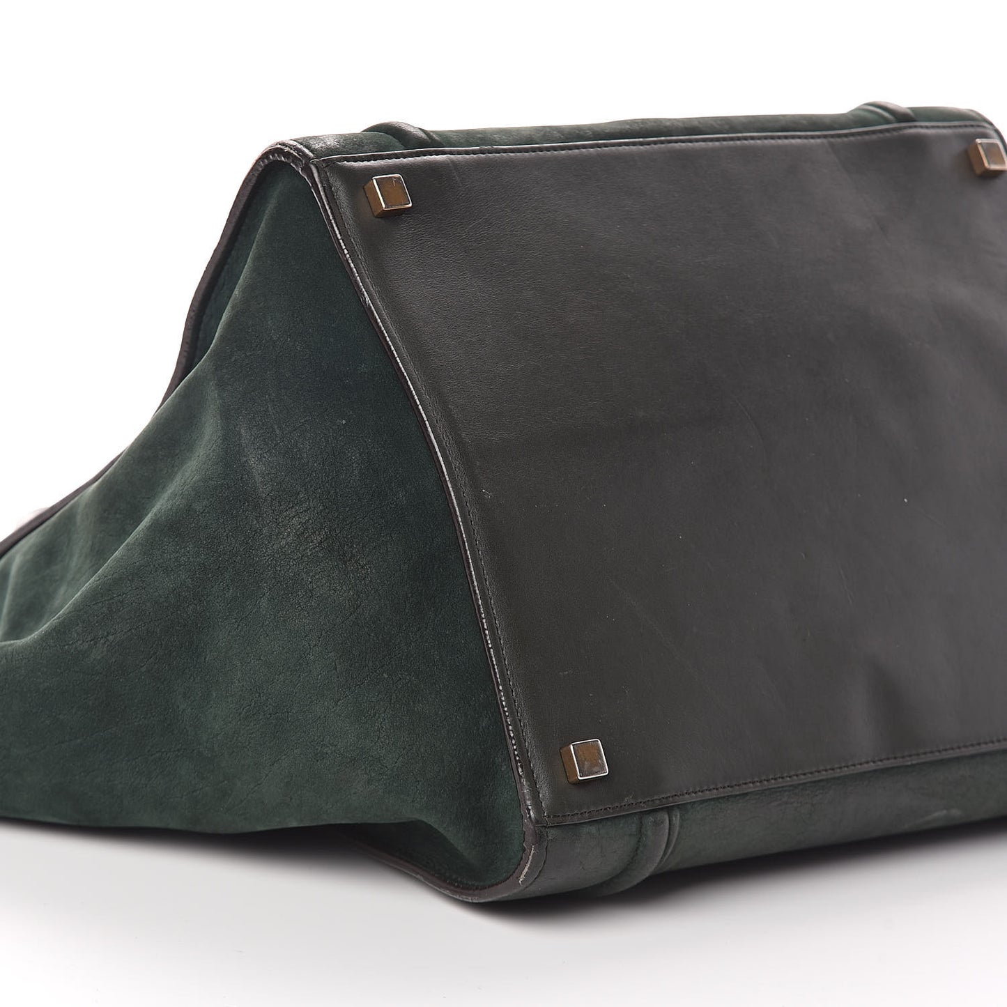Suede Small Phantom Luggage Olive