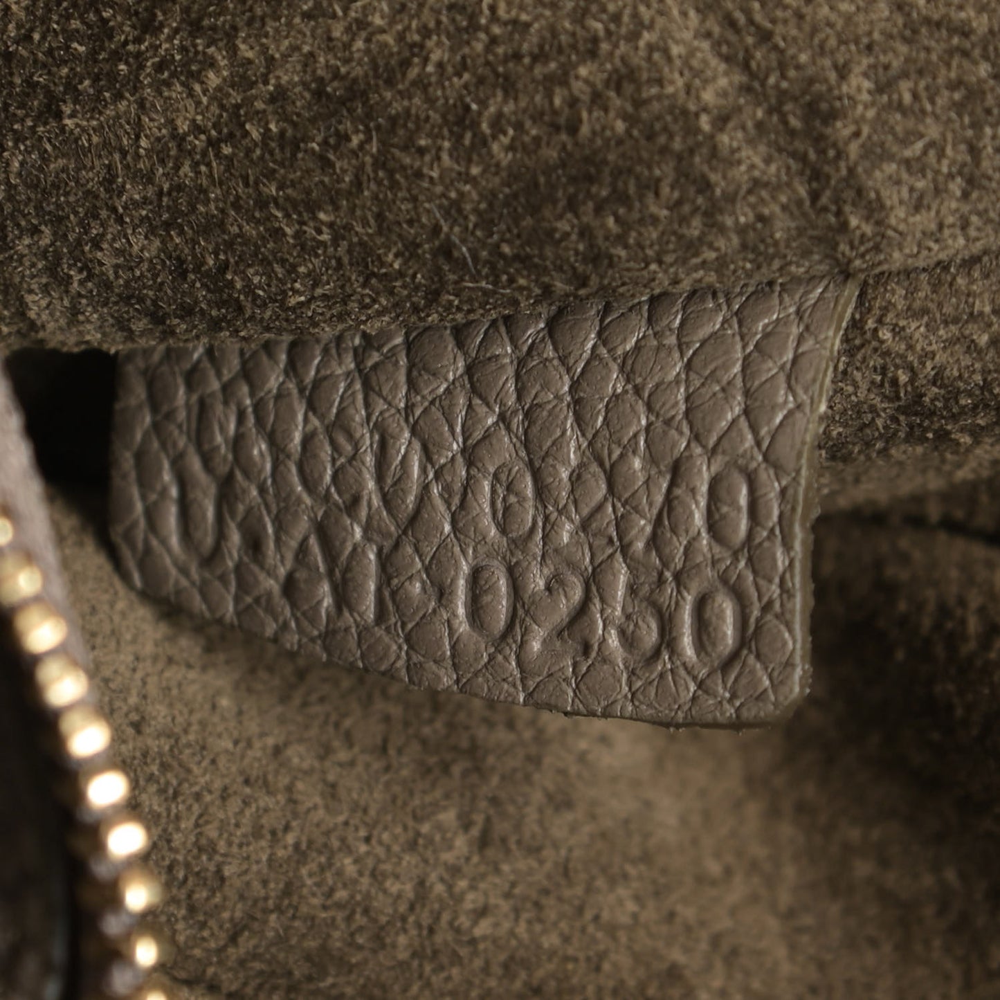 Soft Grained Calfskin Small Belt Cabas Phantom Taupe