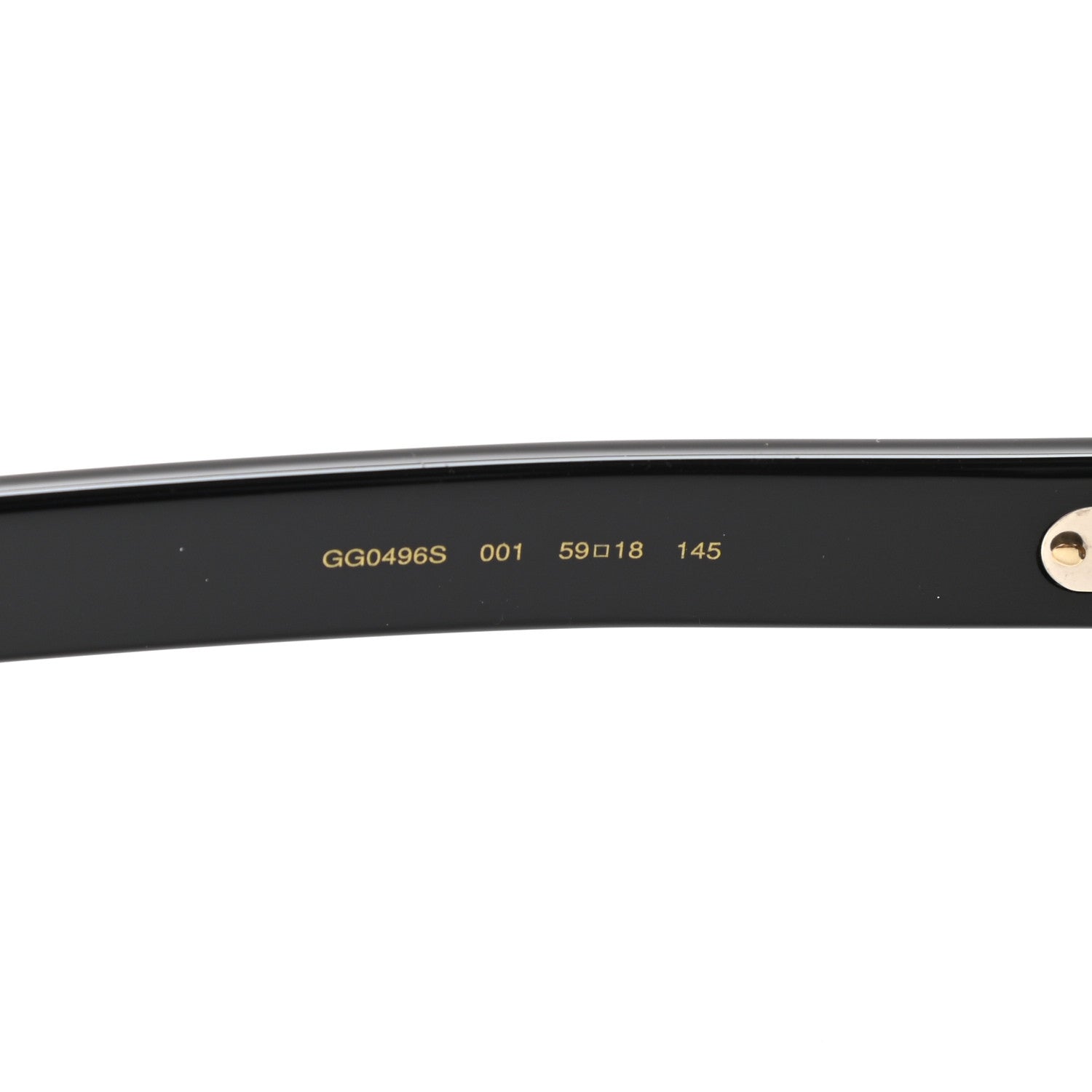Gucci Acetate Geometric Sunglasses GG0496S Black 5 of 10