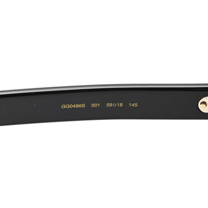 Gucci Acetate Geometric Sunglasses GG0496S Black 5 of 10