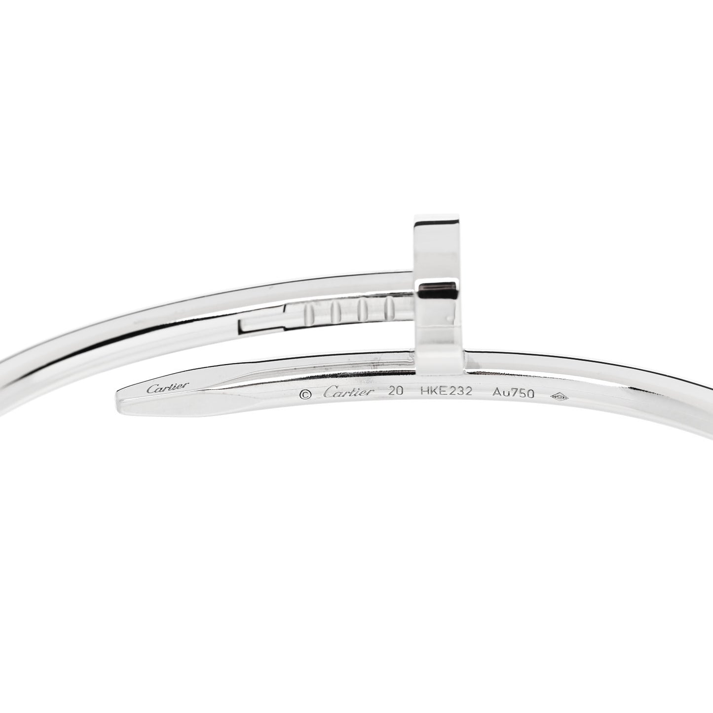 18K White Gold Juste Un Clou Bracelet 20