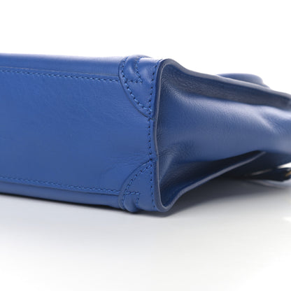 Celine Smooth Calfskin Nano Luggage Royal Blue 10 of 14