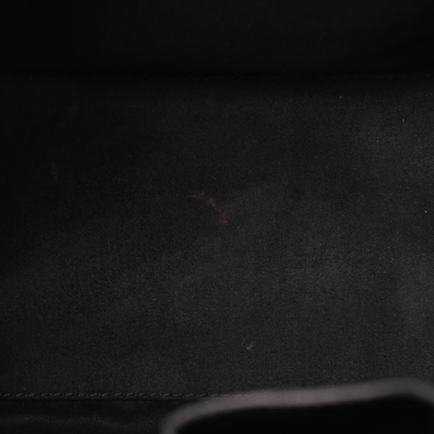 Drummed Calfskin Micro Luggage Black