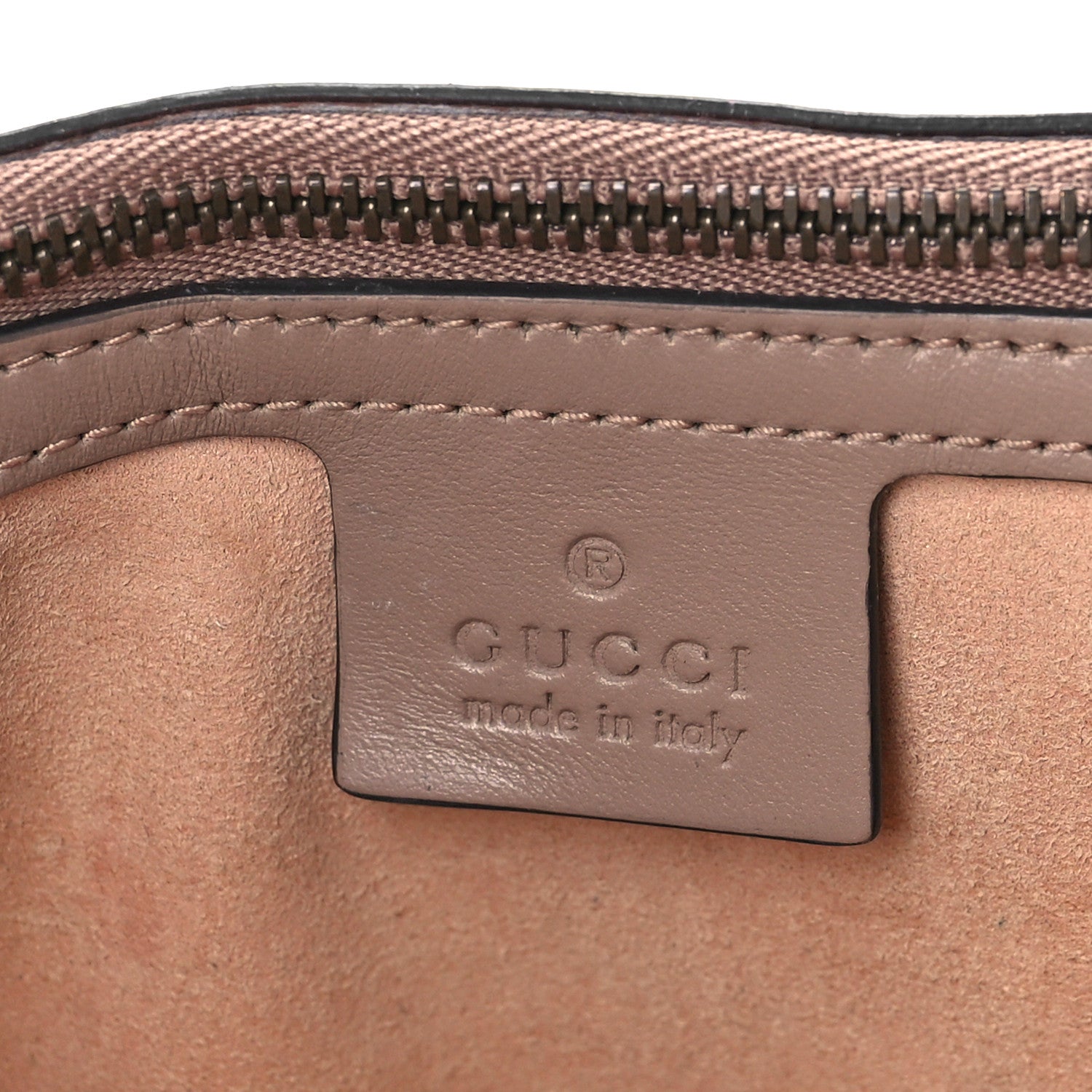 Gucci Calfskin Matelasse Small GG Marmont Shoulder Bag Porcelain Rose 6 of 11