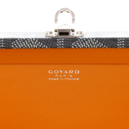 Goyard Goyardine Minaudiere Trunk Bag Grey 7 of 9