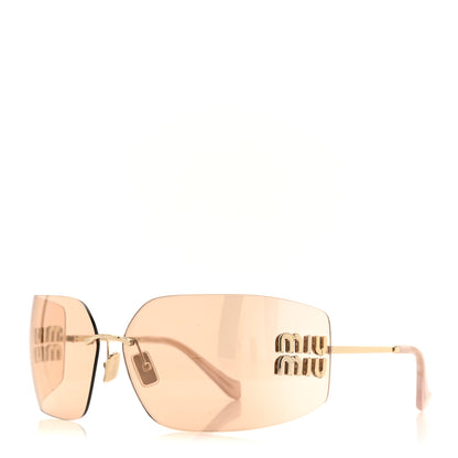 Miu Miu Metal Runway Sunglasses SMU54Y Gold 2 of 14