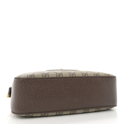 Gucci GG Supreme Monogram Web Neo Vintage Shoulder Bag Beige New Acero Crop 4 of 14