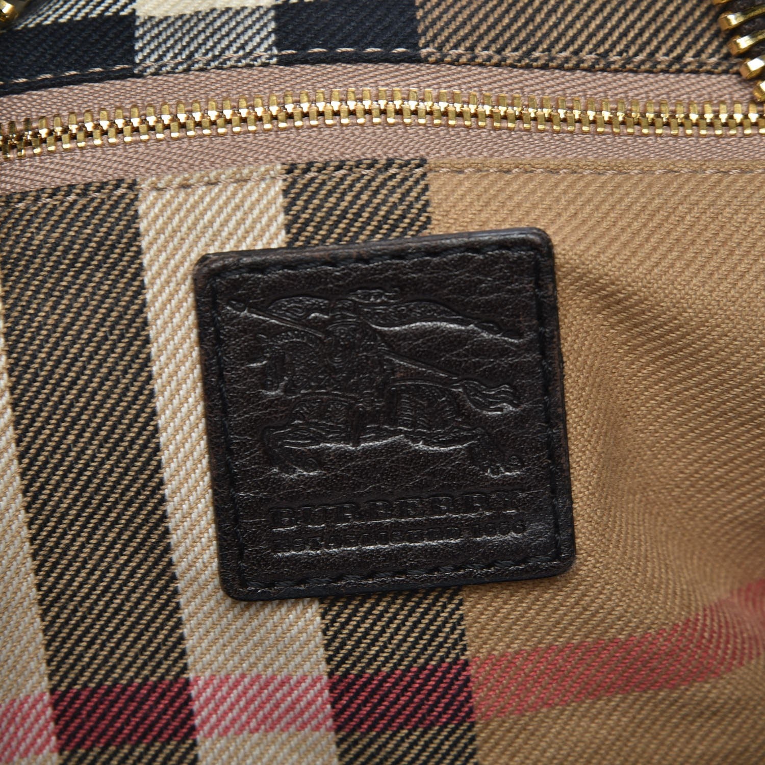 Burberry Calfskin Malika Hobo Dark Brown 6 of 12