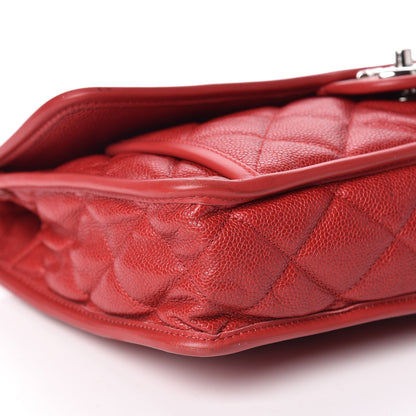 Chanel Caviar Quilted Large French Riviera Flap Red 6 of 10