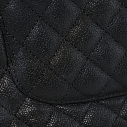 Chanel Caviar Quilted Medium Rock In Rome Single Flap Black 12 of 21