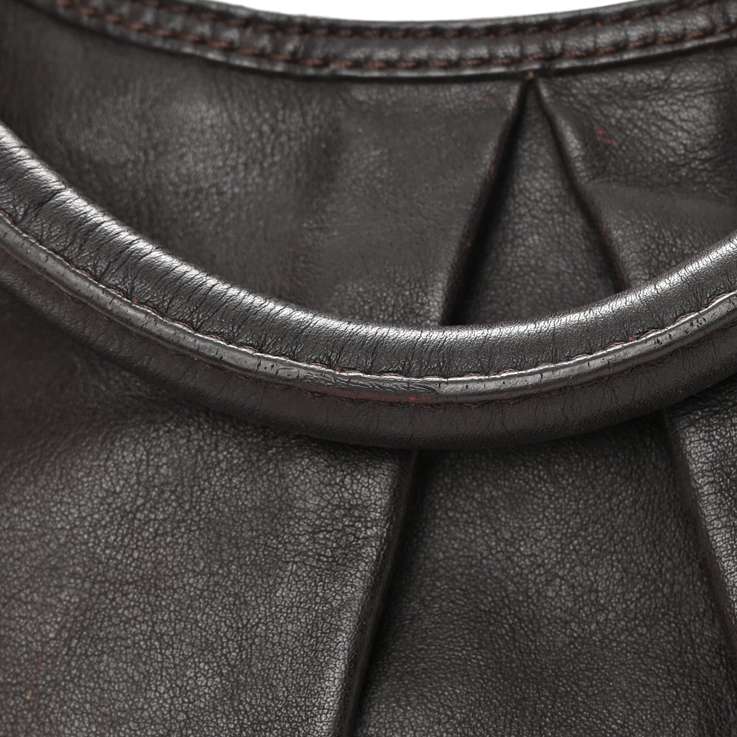 Burberry Calfskin Studded Medium Alverton Hobo Chocolate 12 of 19