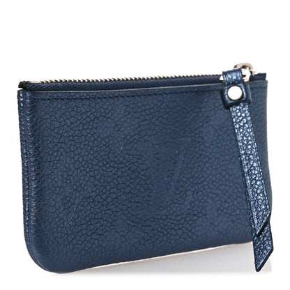 Louis Vuitton Metallic Empreinte Monogram Giant Key Pouch Navy Nacre 4 of 8
