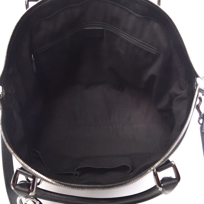 Gucci Guccissima Large GG Charm Convertible Dome Satchel Black 5 of 10
