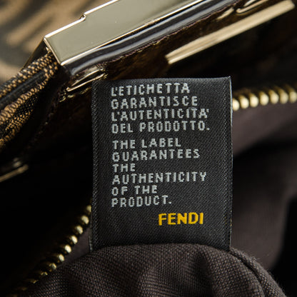 Fendi Zucca Mia Tote Tobacco 8 of 8