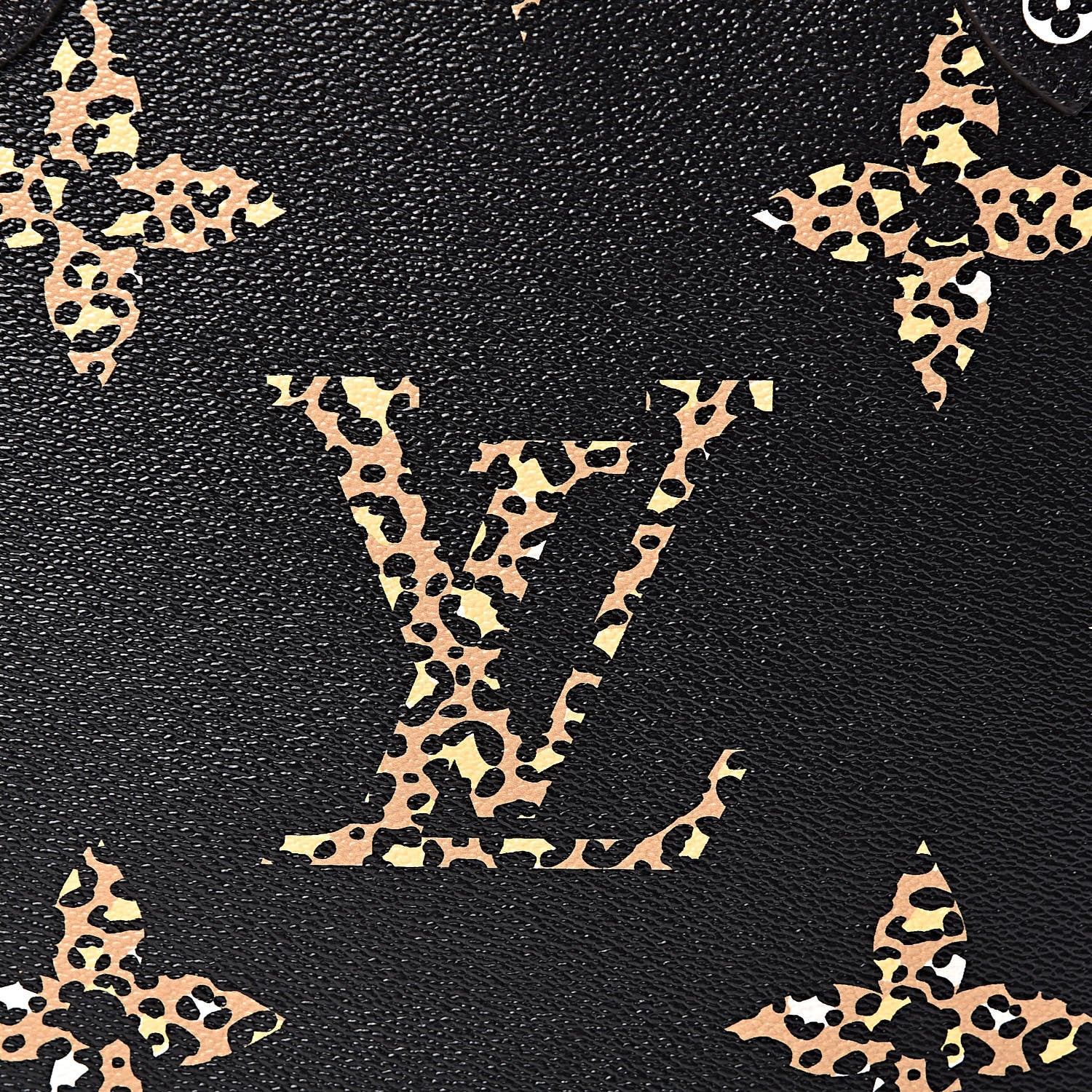 Louis Vuitton Monogram Giant Jungle Neverfull MM Black 9 of 11