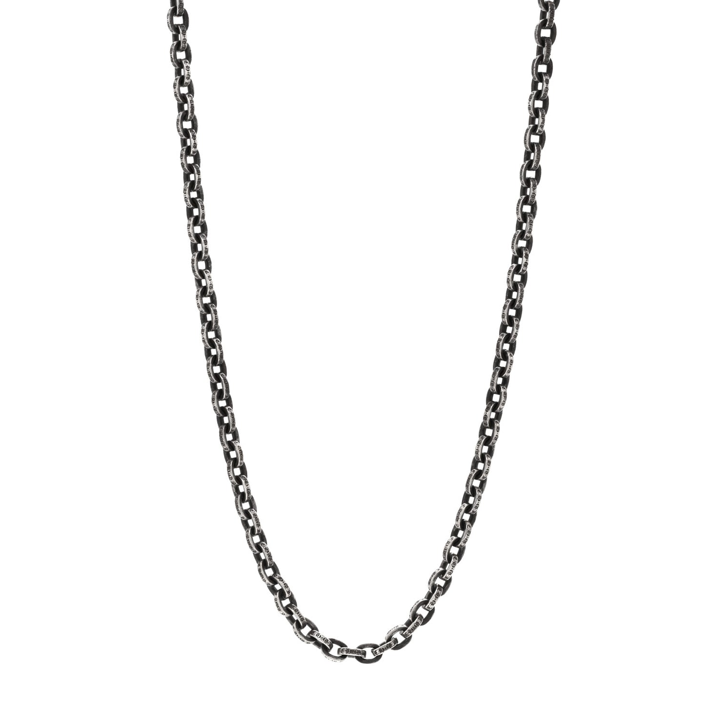 Sterling Silver Paper Chain Necklace