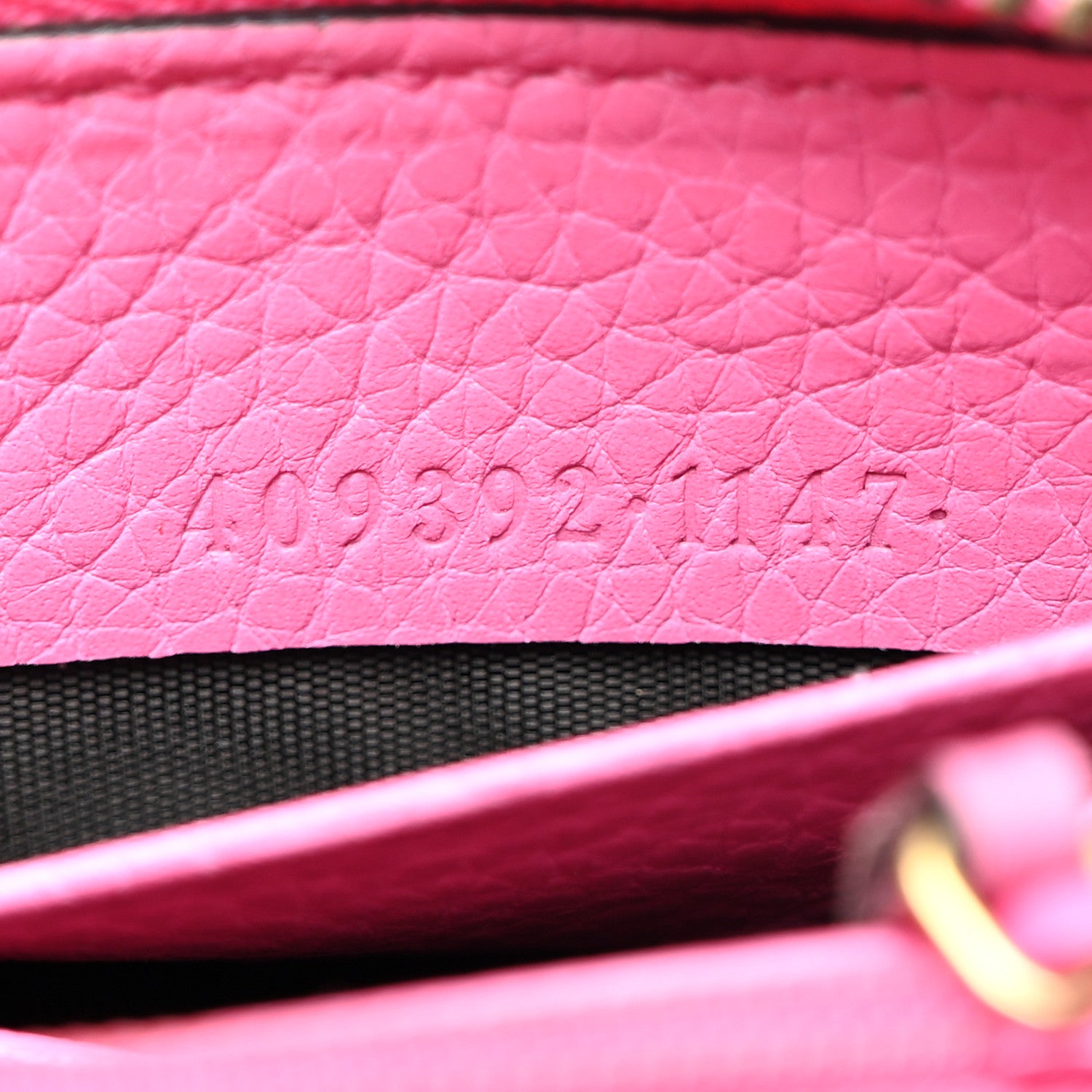 Gucci Cellarius Calfskin GG Marmont Charm Zip Around Wallet Pink Tropical Flower 7 of 8