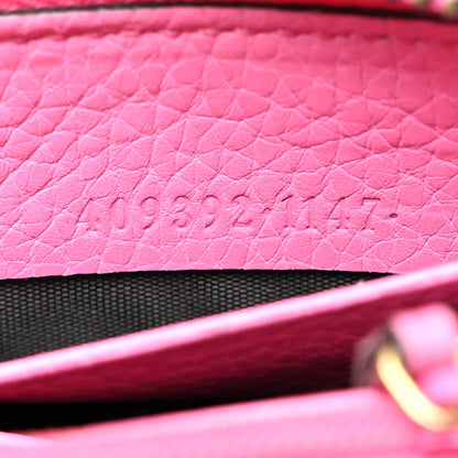 Gucci Cellarius Calfskin GG Marmont Charm Zip Around Wallet Pink Tropical Flower 7 of 8