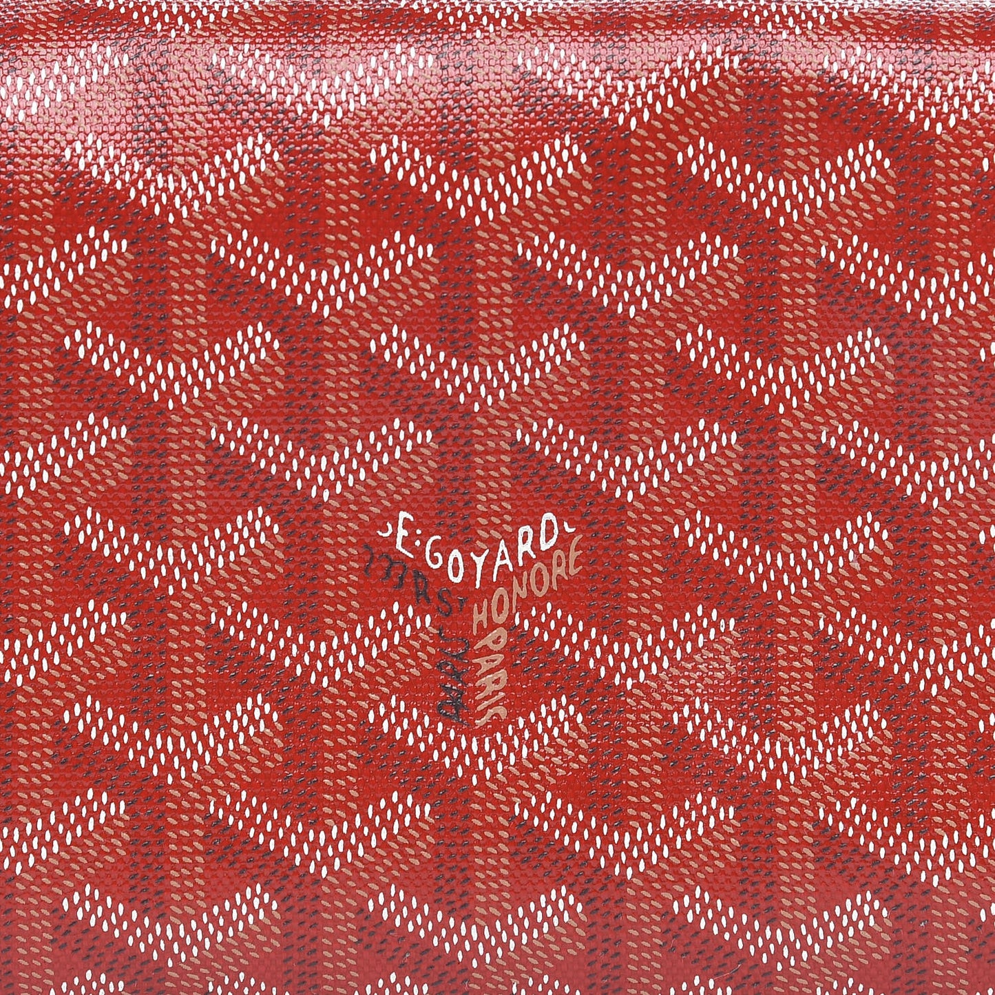Goyardine Boeing 25 Trousse de Toilette Red