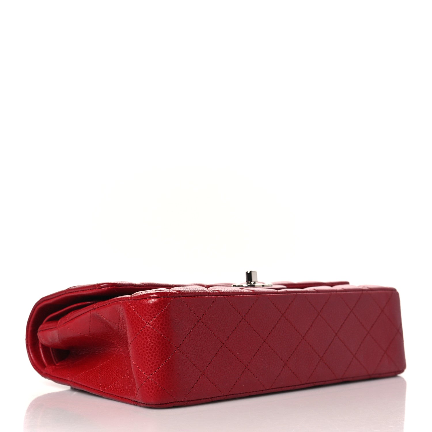 Chanel Caviar Quilted Medium Double Flap Red 4 of 9