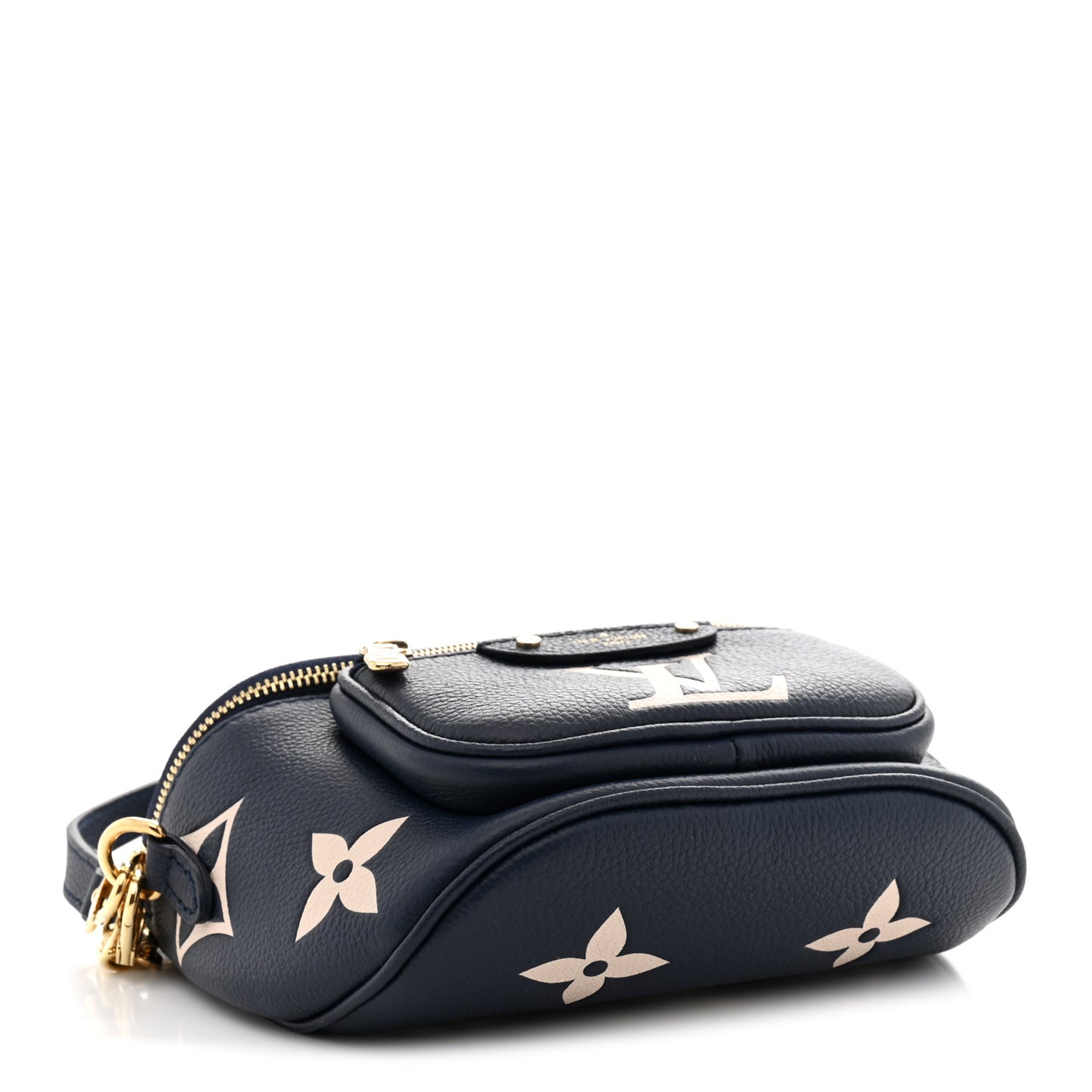 Empreinte Monogram Giant Mini By The Pool Bumbag Blue Beige