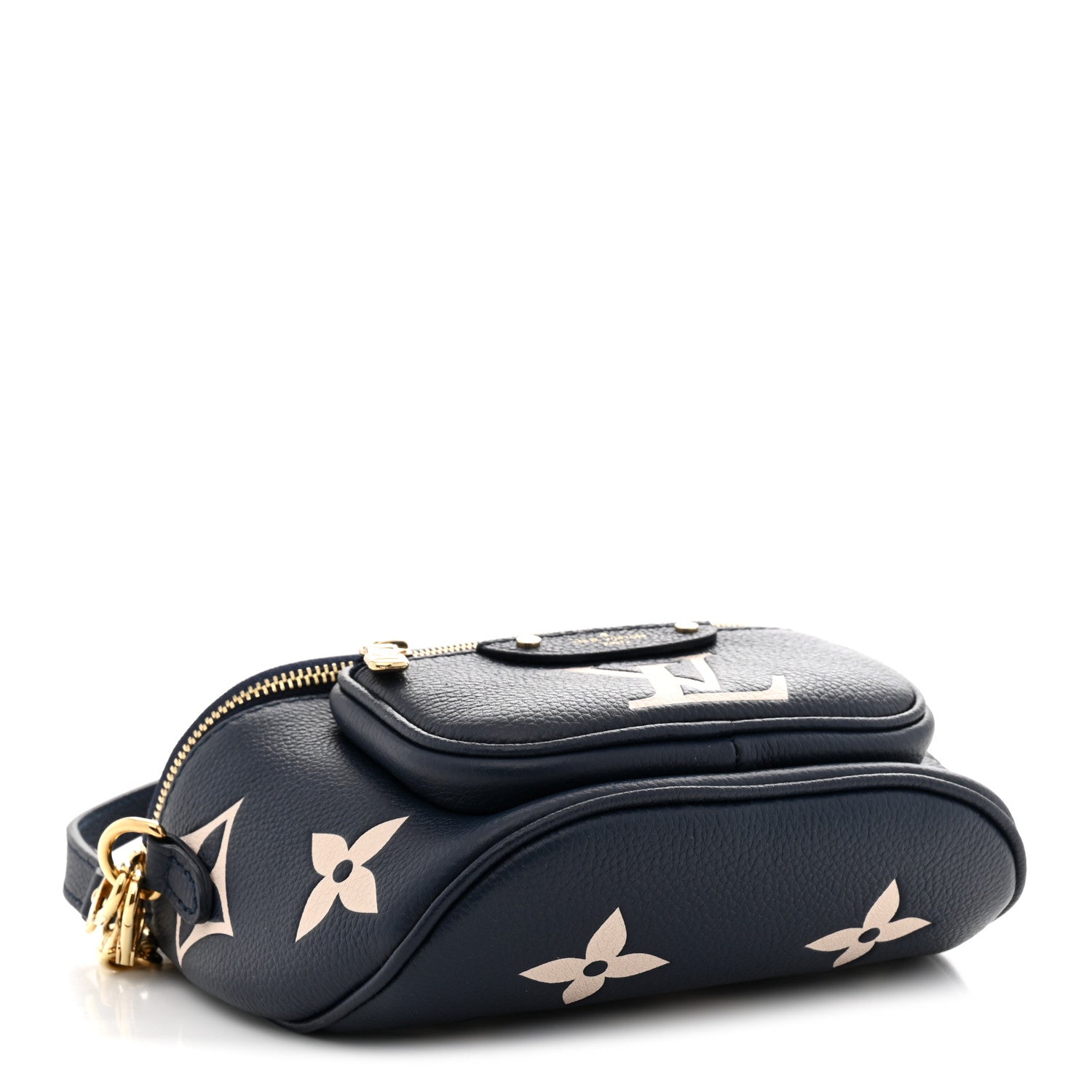 Louis Vuitton Empreinte Monogram Giant Mini By The Pool Bumbag Blue Beige 4 of 10