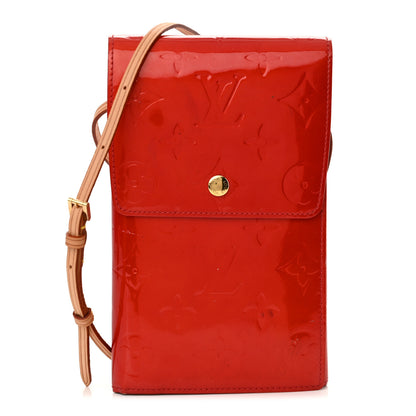 Louis Vuitton Vernis Walker Wallet Red 1 of 12