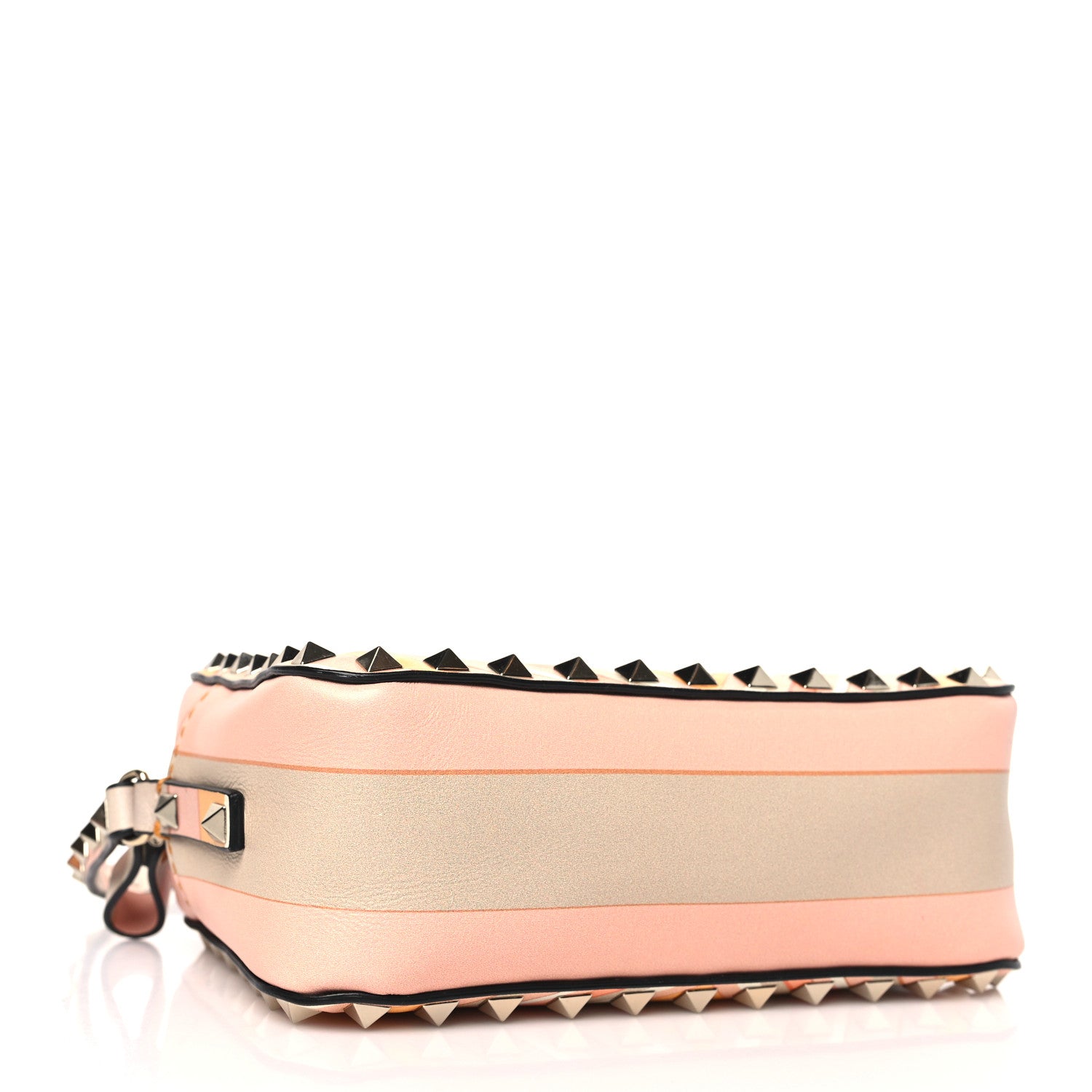 Valentino Garavani Vitello Native Couture 1975 Rockstud Camera Crossbody Bag Orange Multicolor 4 of 9
