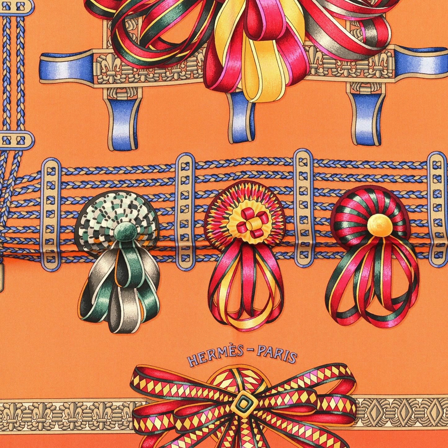 Silk Les Rubans Du Cheval Scarf 90