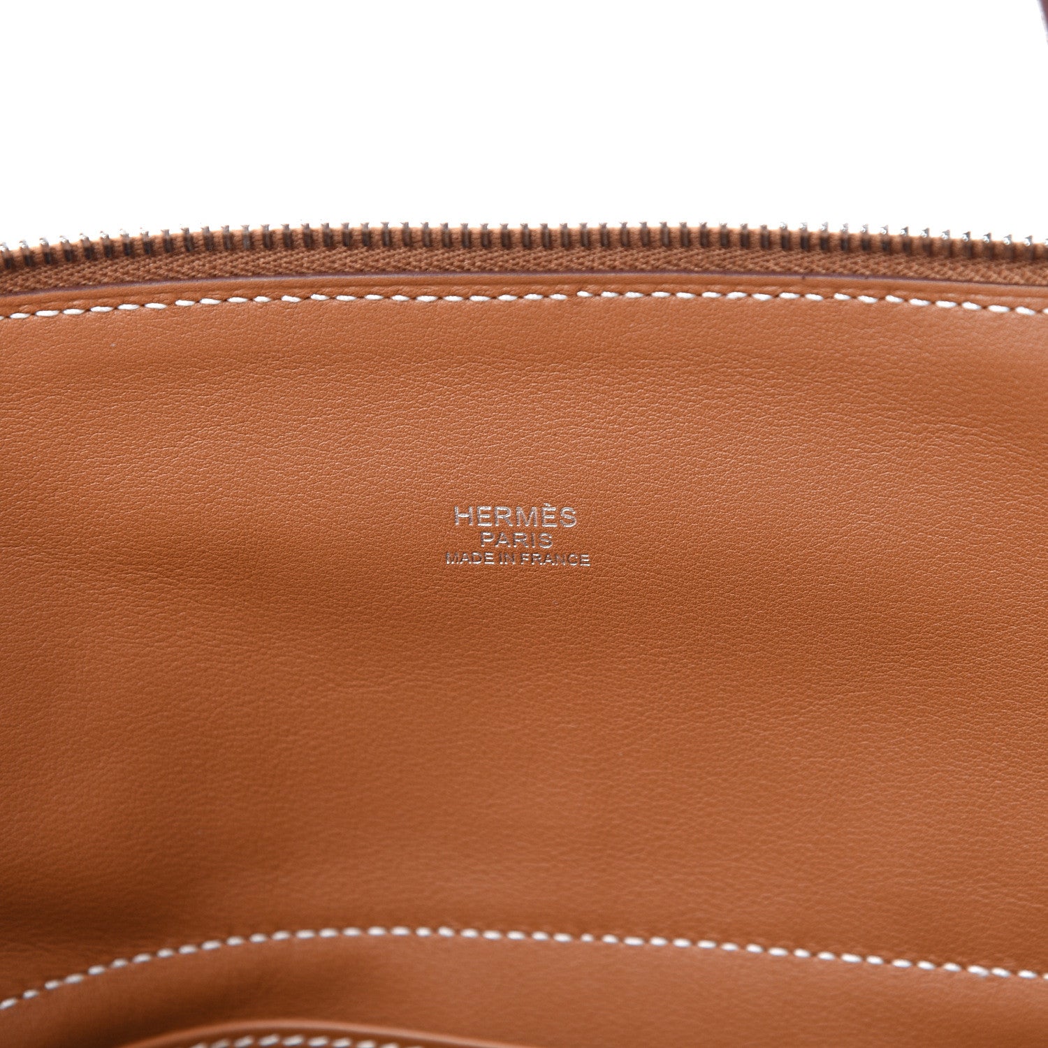 Hermes Taurillon Clemence Bolide 31 Gold 5 of 10