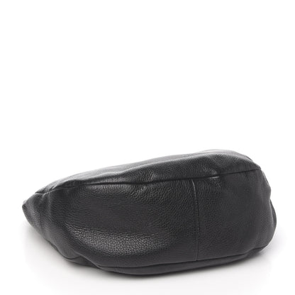 Jimmy Choo Deerskin Snakeskin Solar Hobo Black 3 of 7