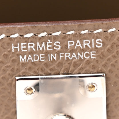 Hermes Epsom Mini Kelly Sellier 20 Etoupe 6 of 13