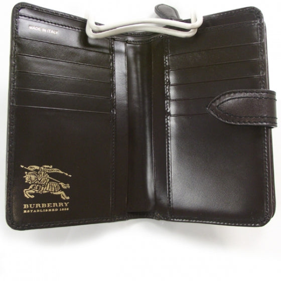 Haymarket Check Compact Zip Wallet Chocolate