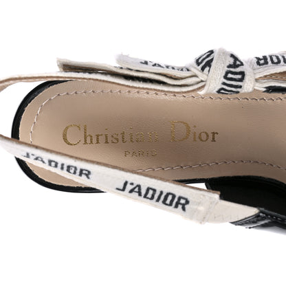 Christian Dior Patent Ribbon J'Adior Slingback 65mm Pumps 36 Black 7 of 8
