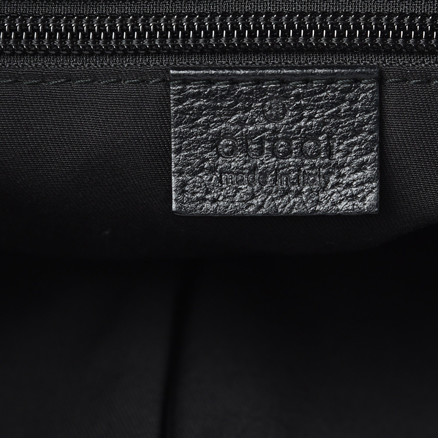 Gucci Monogram Medium Half Moon Hobo Black 5 of 12
