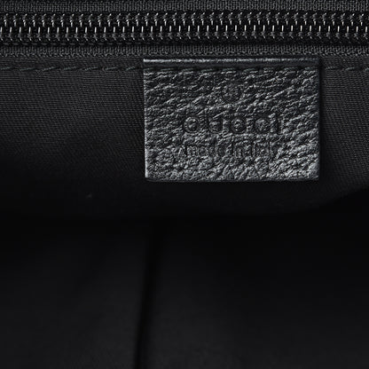Gucci Monogram Medium Half Moon Hobo Black 5 of 12