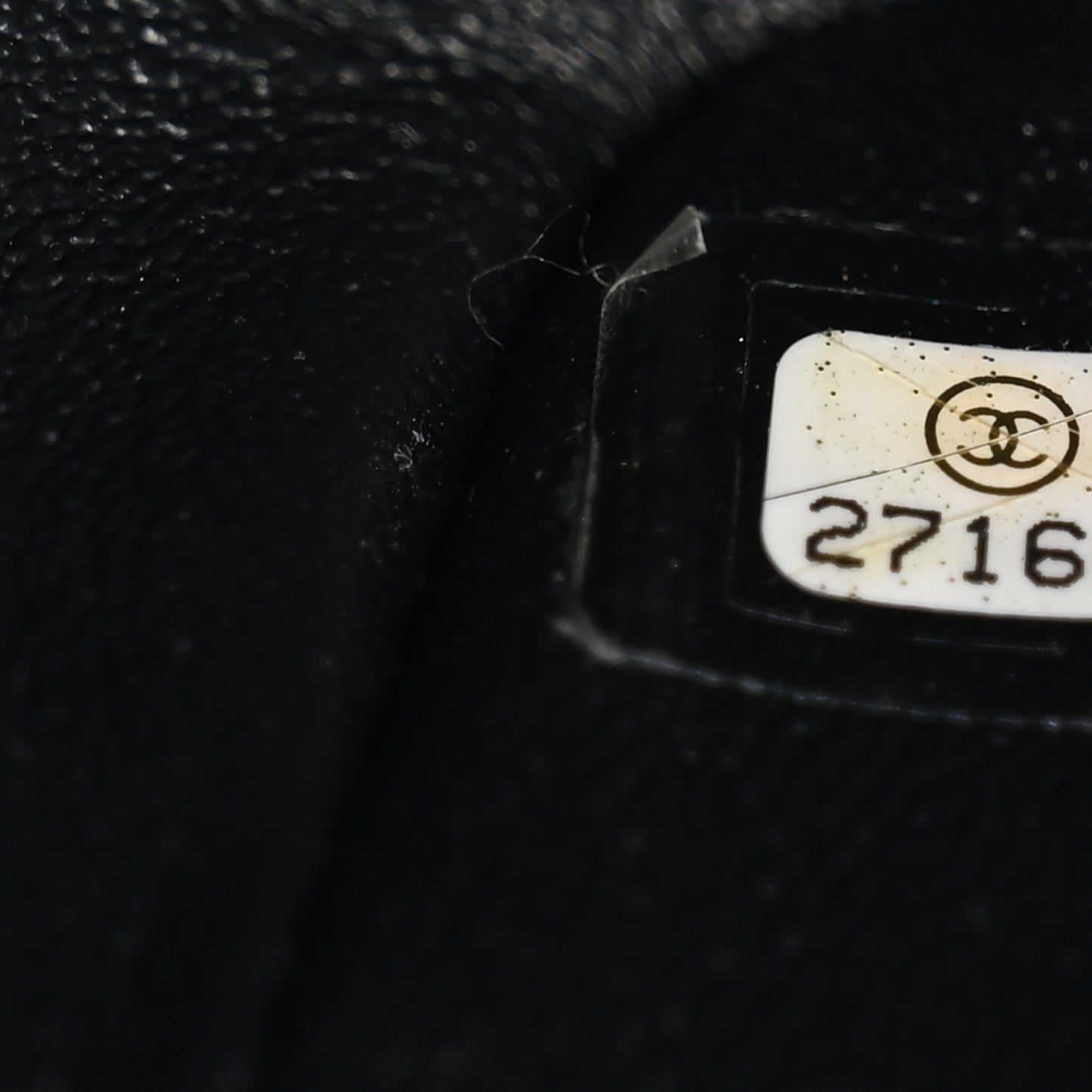 Lambskin Quilted Mini Rectangular Flap Black