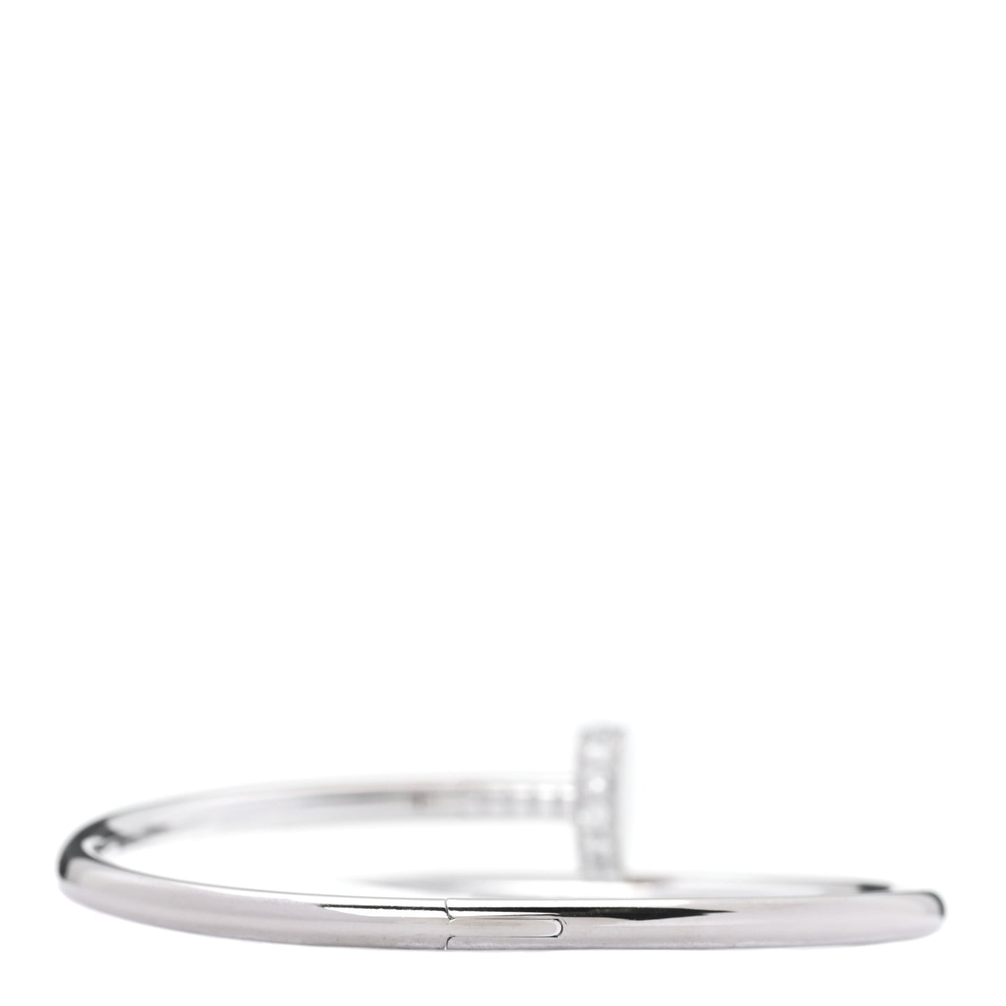 18K White Gold Diamond Juste Un Clou Bracelet 16
