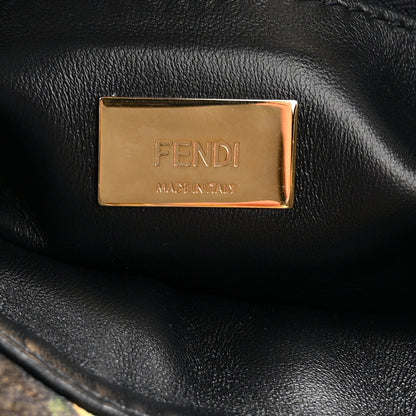 Fendi Nappa Marble Mini Peekaboo Iconic Satchel Blue Multicolor 6 of 11