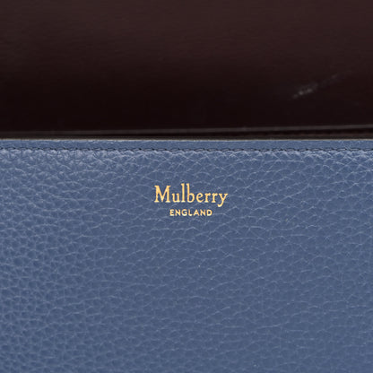 Mulberry Small Classic Grain Calfskin Small Darley Satchel Pale Navy 6 of 10