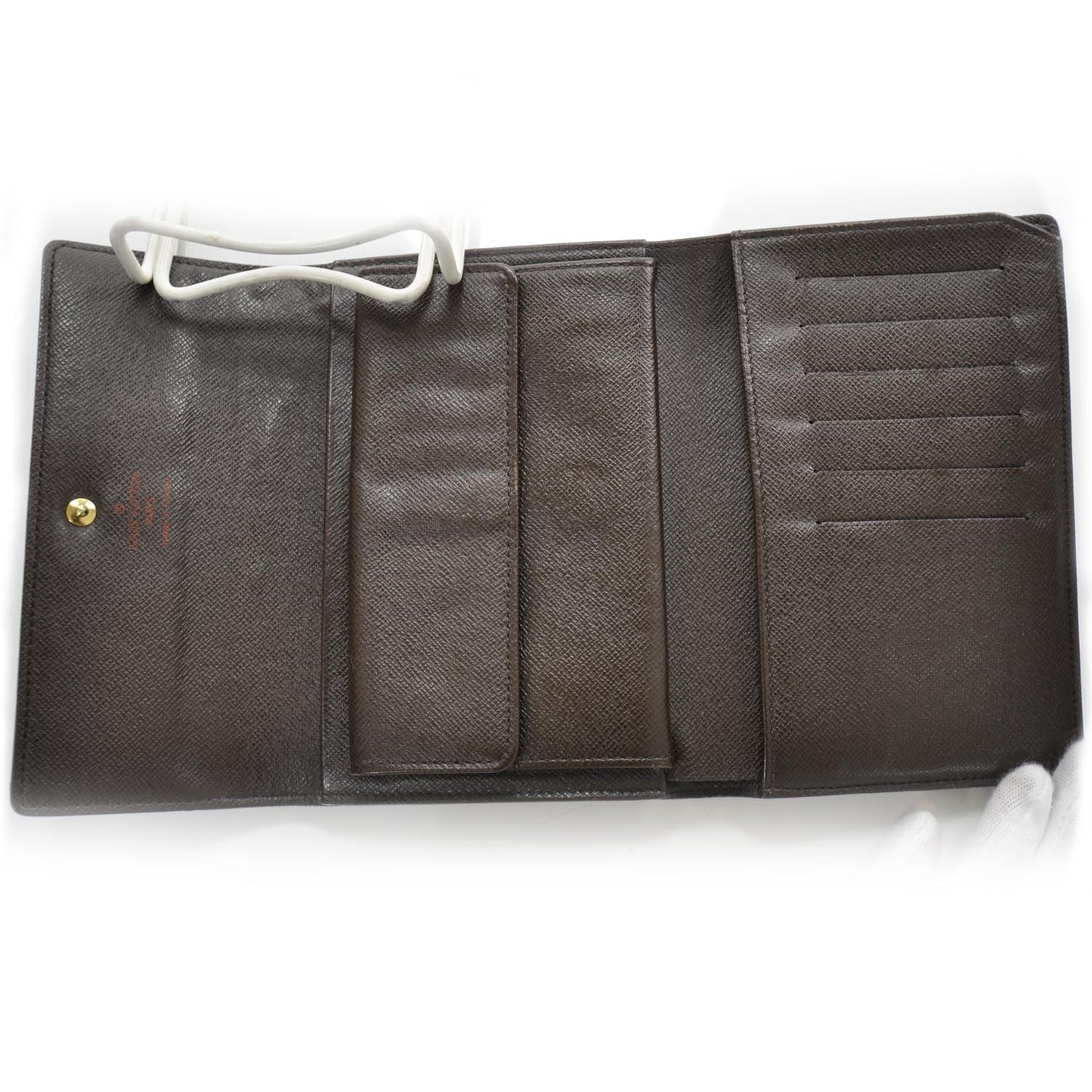 Damier Ebene Porte Tresor Etui Papier Wallet
