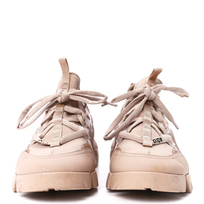 Christian Dior Neoprene Rubber Womens D-Connect Sneakers 37.5 Nude 2 of 8
