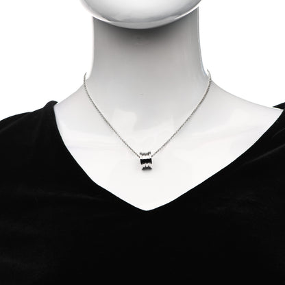 Bulgari 18K White Gold B.Zero1 Pendant Necklace 2 of 5