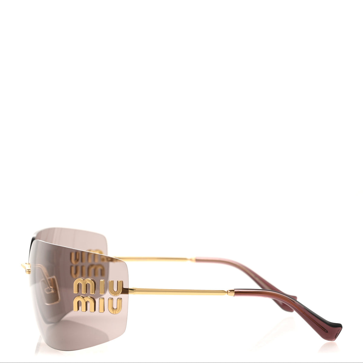 Miu Miu Metal Aube Sunglasses SMU54Y Mauve 3 of 8