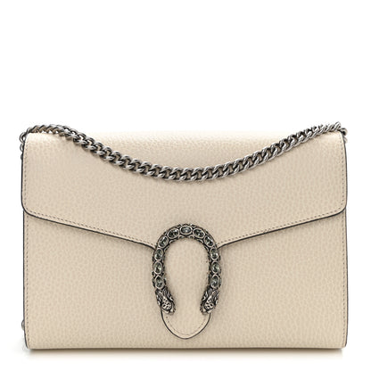 Gucci Dollar Calfskin Mini Dionysus Chain Wallet Mystic White 1 of 11