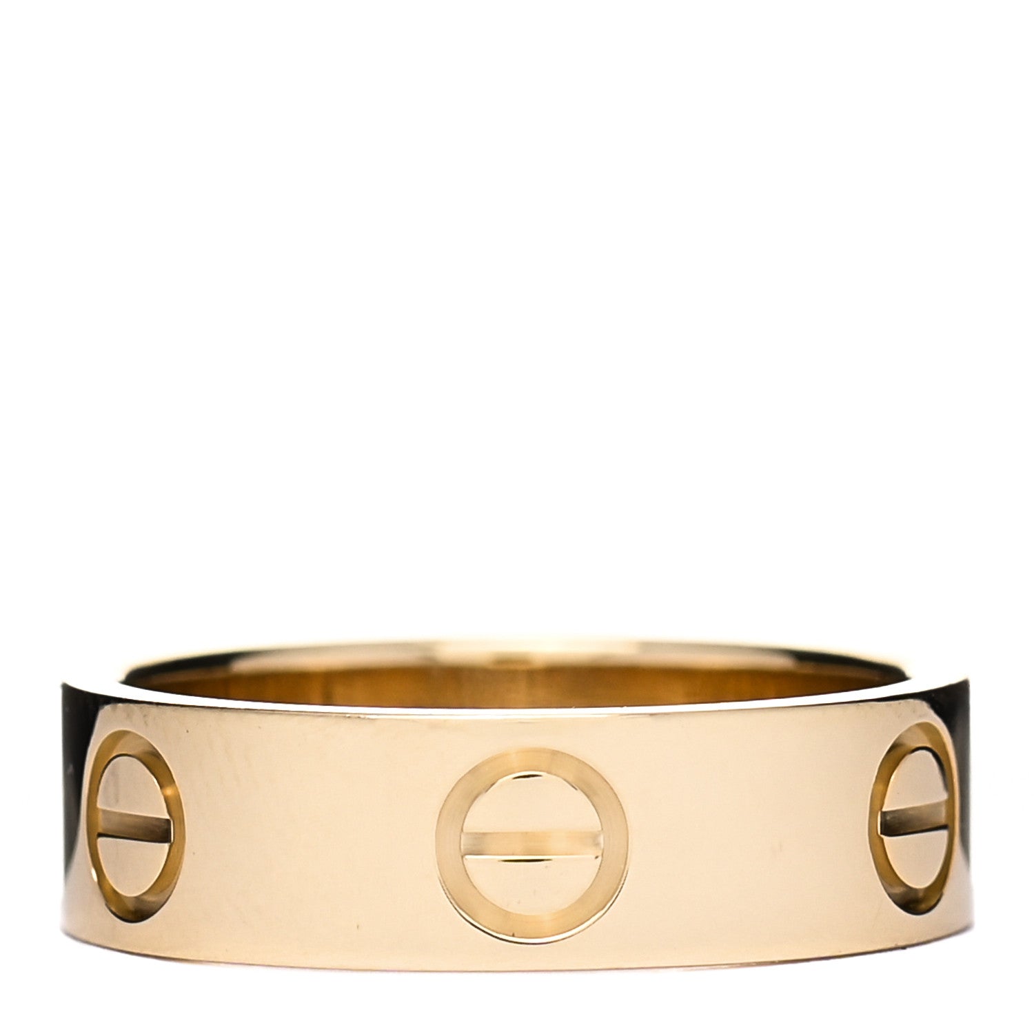 Cartier 18K Yellow Gold 5.5mm LOVE Ring 52 6 3 of 5