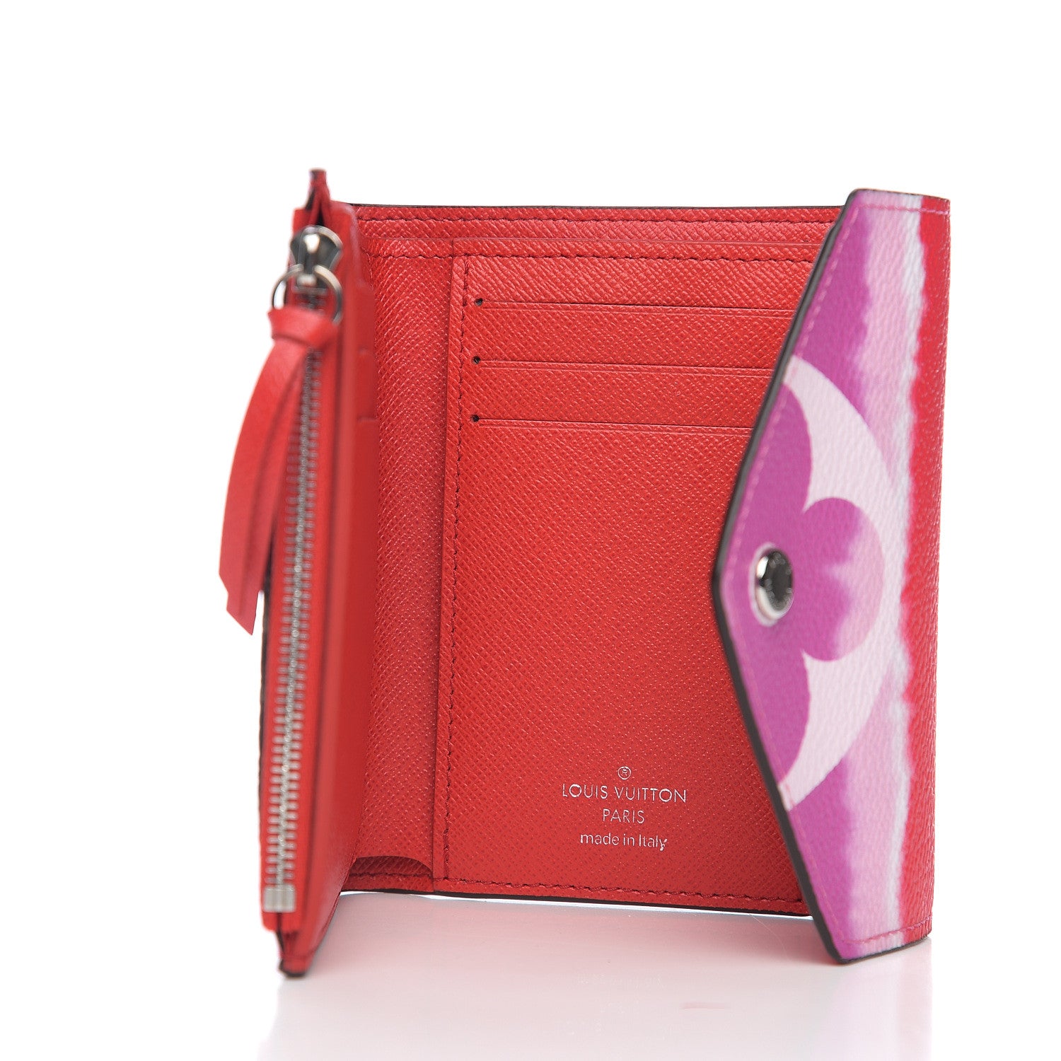 Louis Vuitton Monogram Escale Victorine Wallet Red 4 of 5